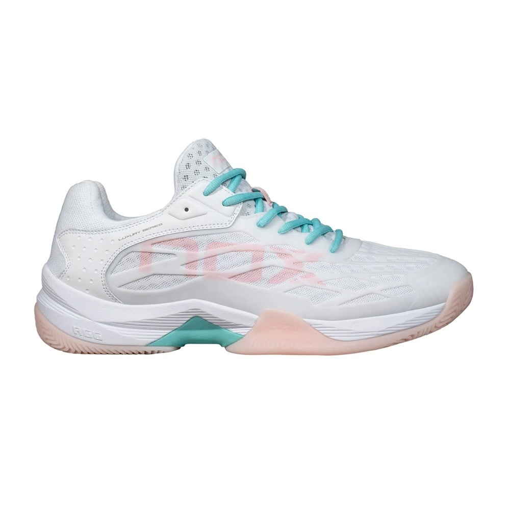 NOX AT10 LUX White/ Turquoise 2024 Padel Shoes